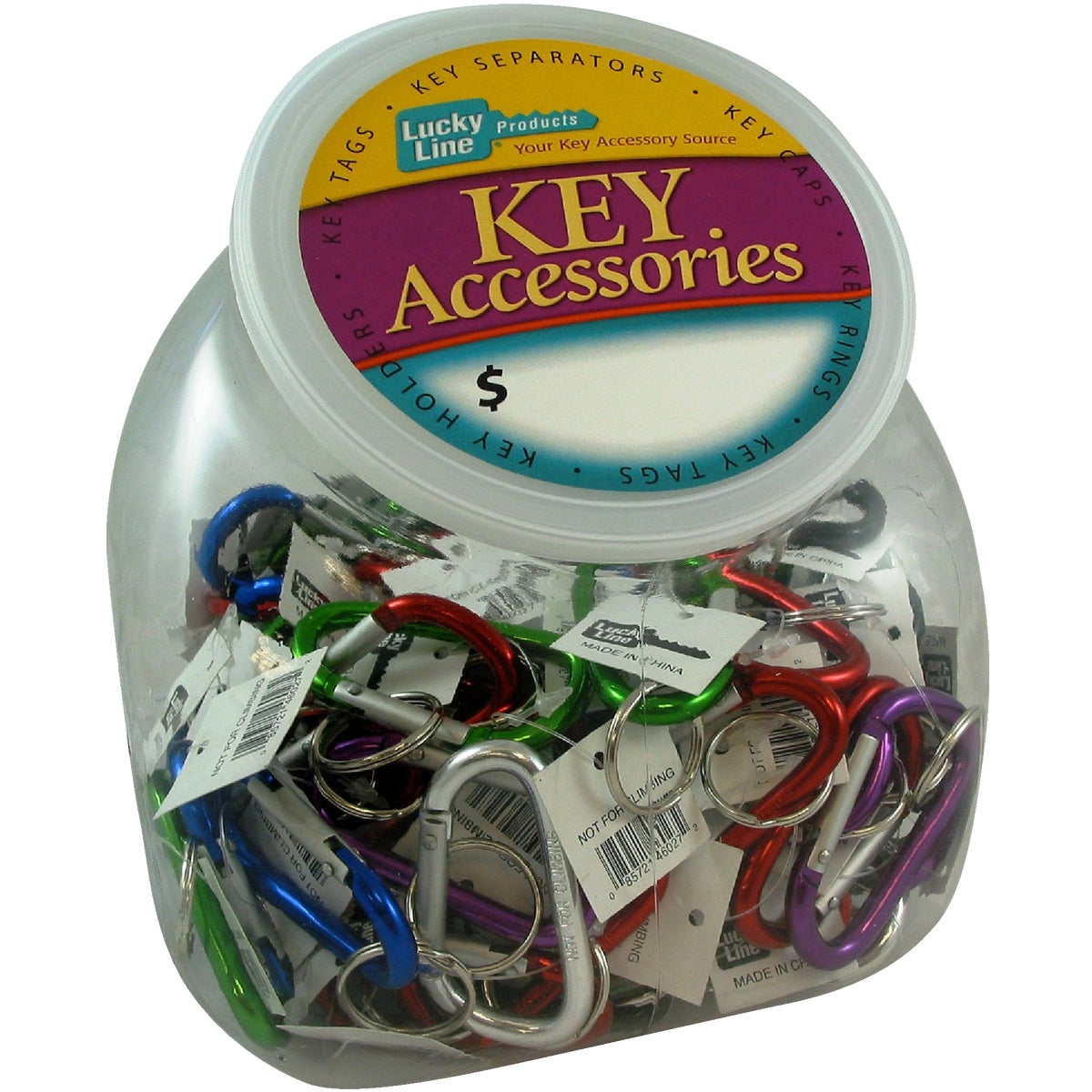 Lucky Line C-Clip Key Ring Countertop Display 577650