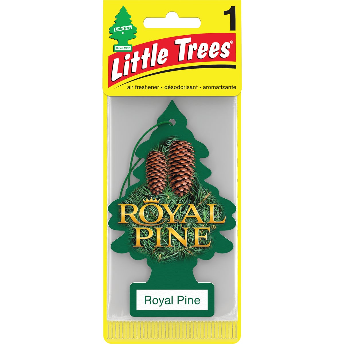 Little Trees Car Air Freshener, Royal Pine 579866
