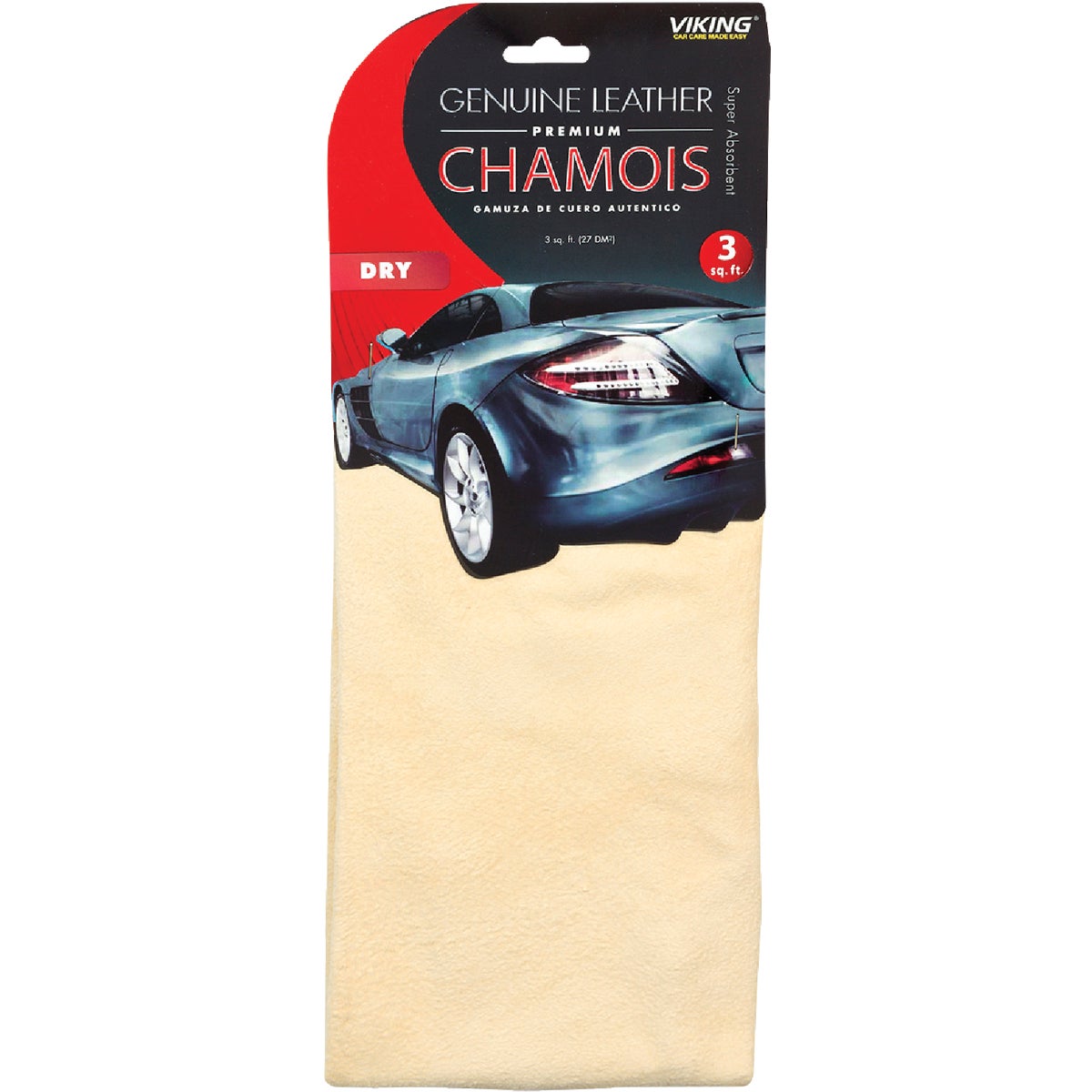 LEATHER CHAMOIS 3 SQ FT