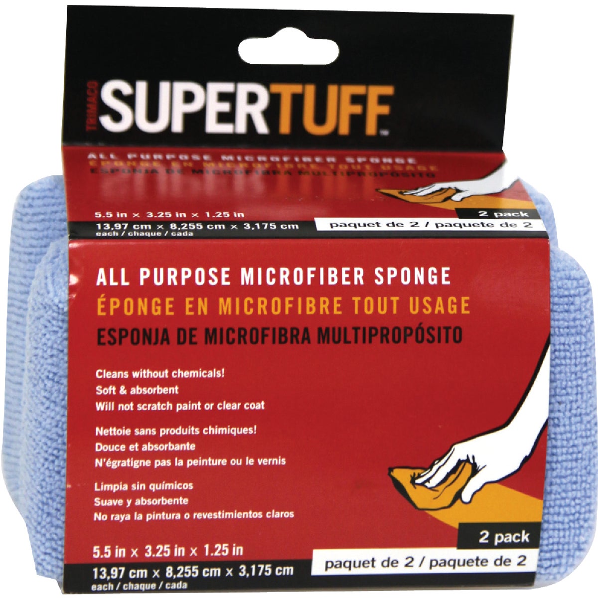 2PK MICROFIBER SPONGE