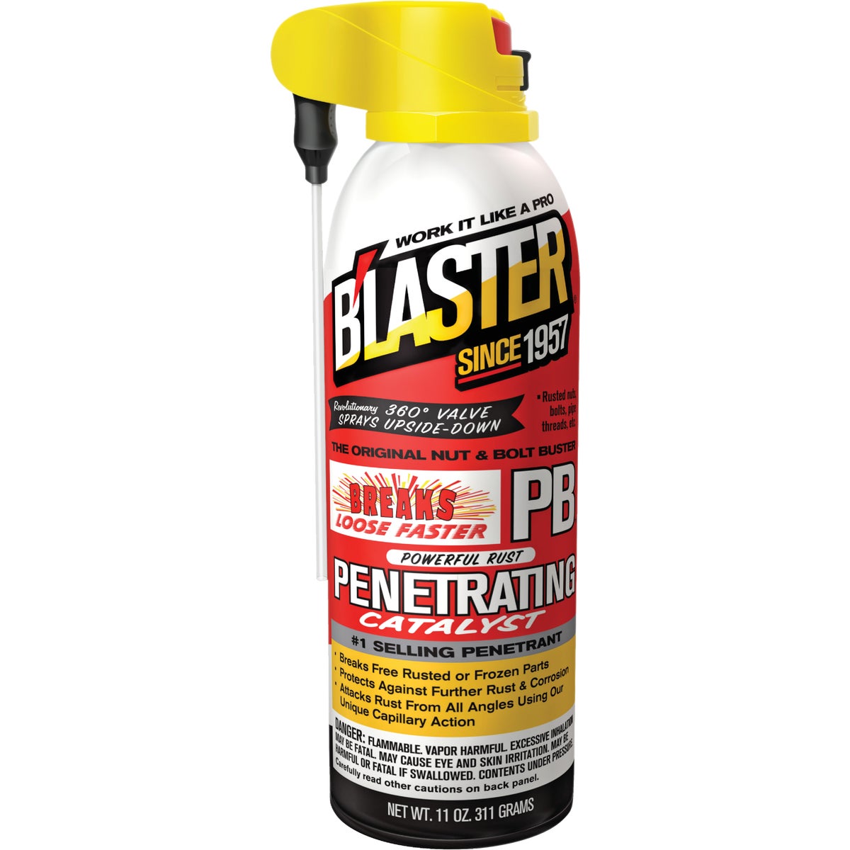 Blaster 11 Oz. Aerosol PB Penetrating Catalyst Penetrant with ProStraw Delivery System 581461