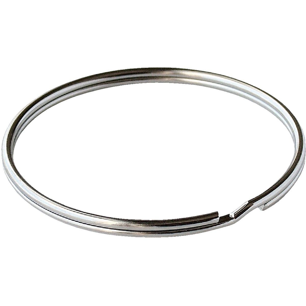 Lucky Line Tempered Steel Nickel-Plated 1-1/2 In. Key Ring 581490