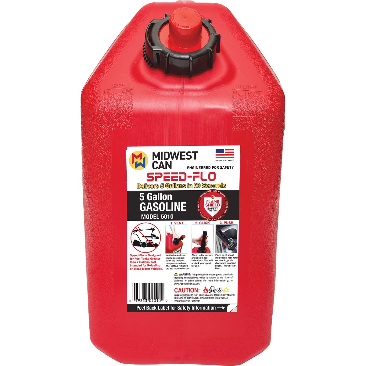 5GAL SPEED FLO GAS CAN