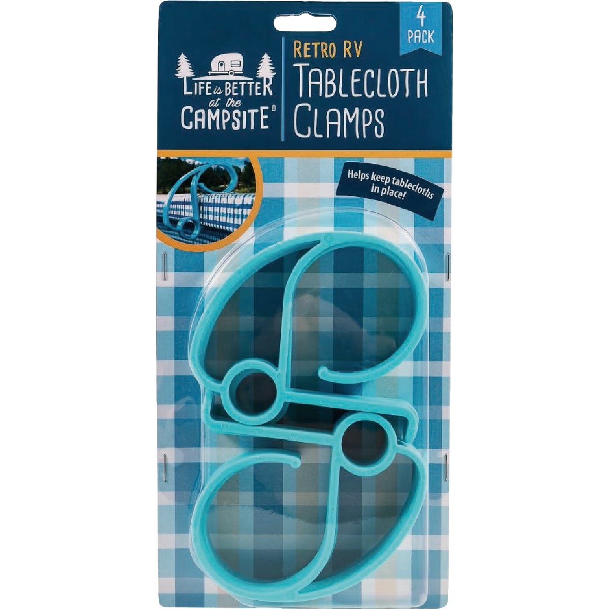 4PK RV TBLCLTH CLAMPS