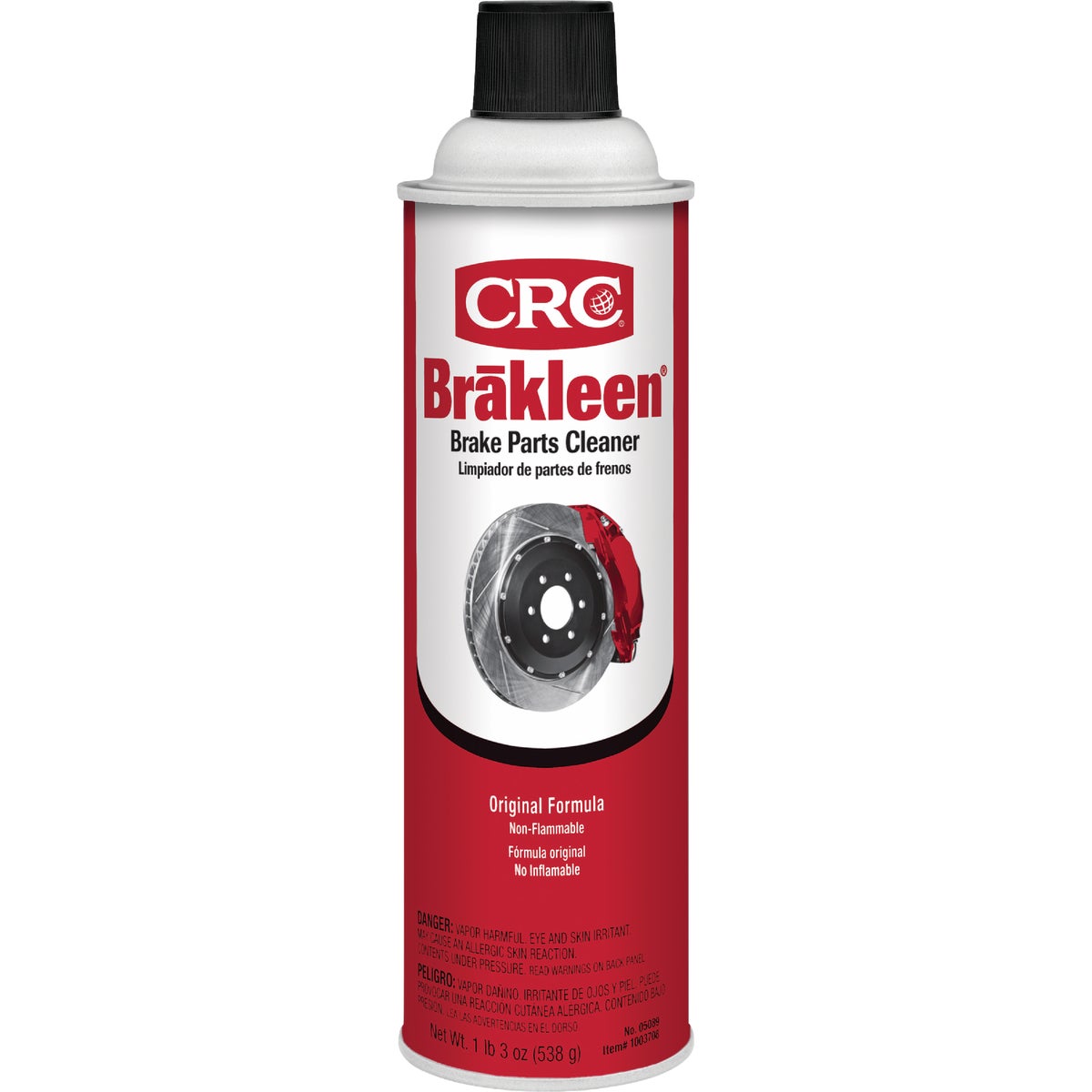 CRC Brakleen 19 Oz. Aerosol Non-Chlorinated Brake Parts Cleaner 589314