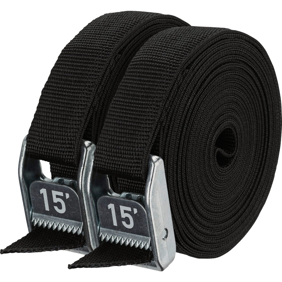 2PK 15 BLK TIEDWN STRAP