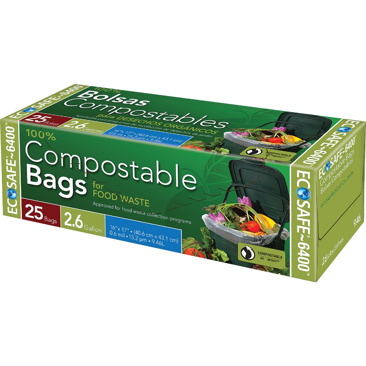 25CT 2.5G ECOSAF CMP BAG