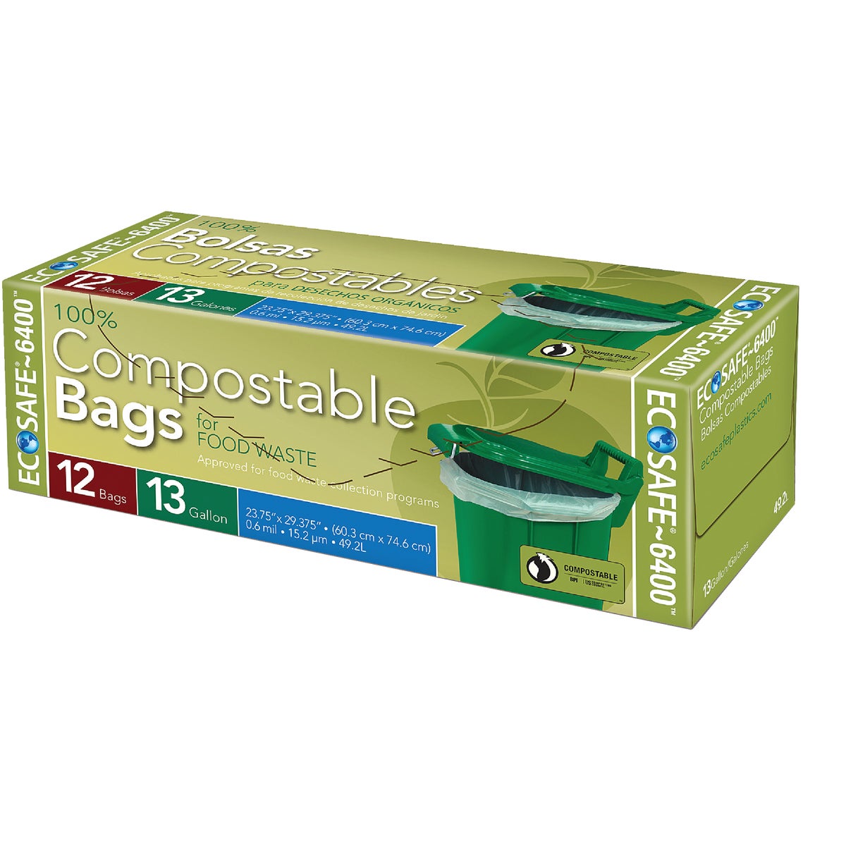 12CT 13G ECOSAFE CMP BAG