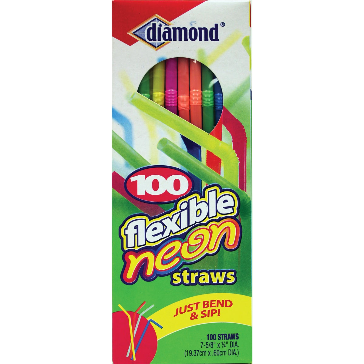 FLEXIBLE NEON STRAW