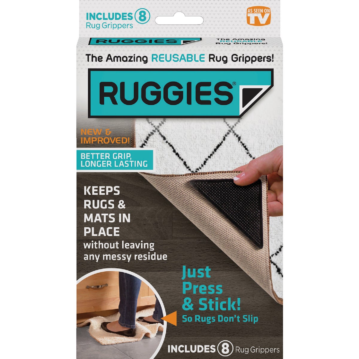 Ruggies Nonslip Rug Gripper Tape 600678