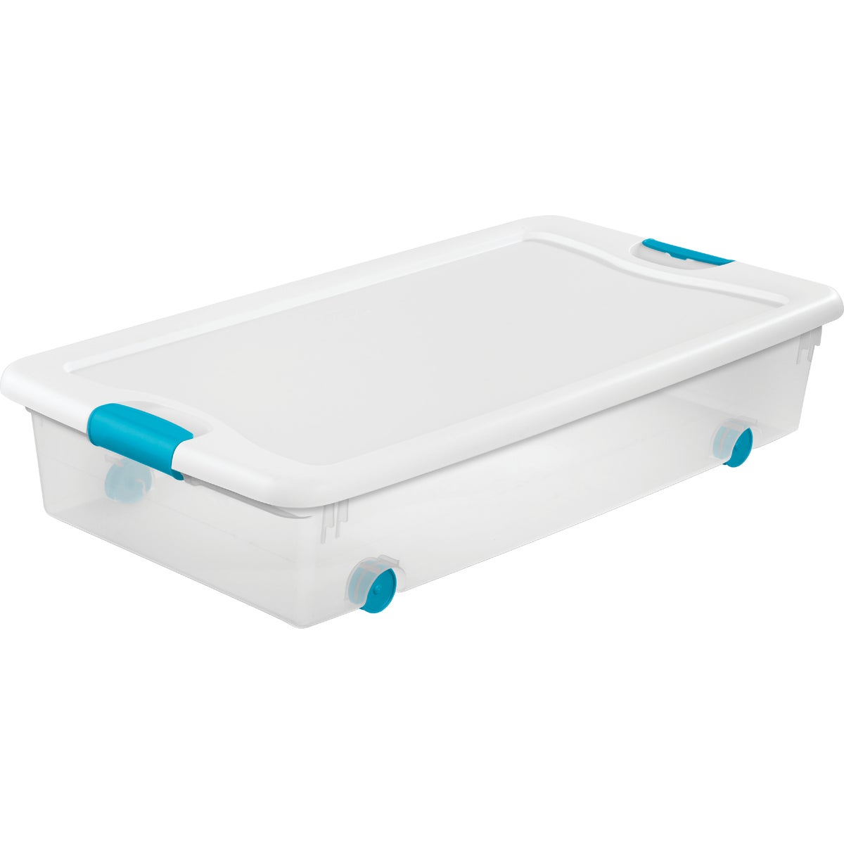 Sterilite Latch Clears Wheel Underbed Box 600722