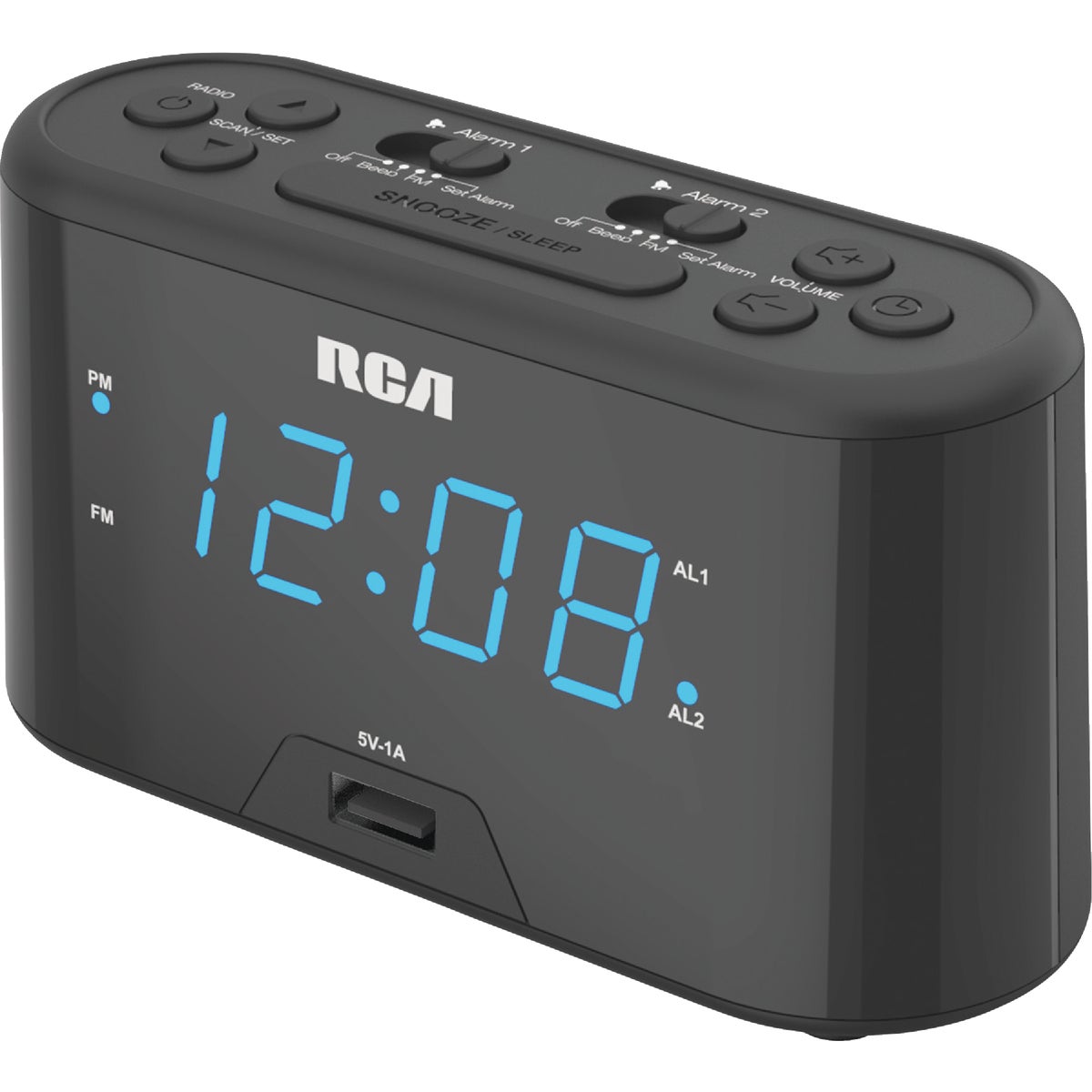 USB ALARM CLOCK RADIO