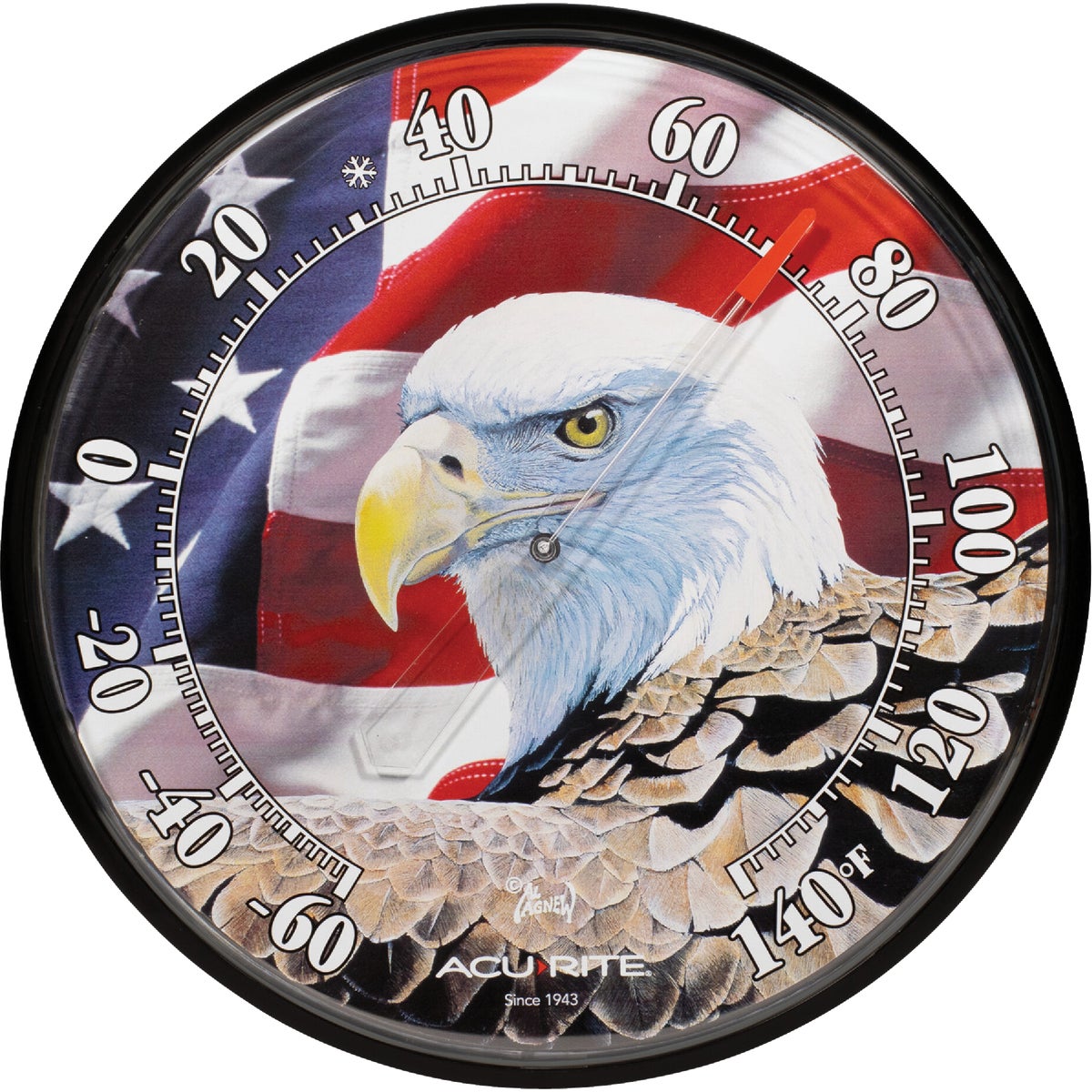 EAGLE/FLAG THERMOMETER