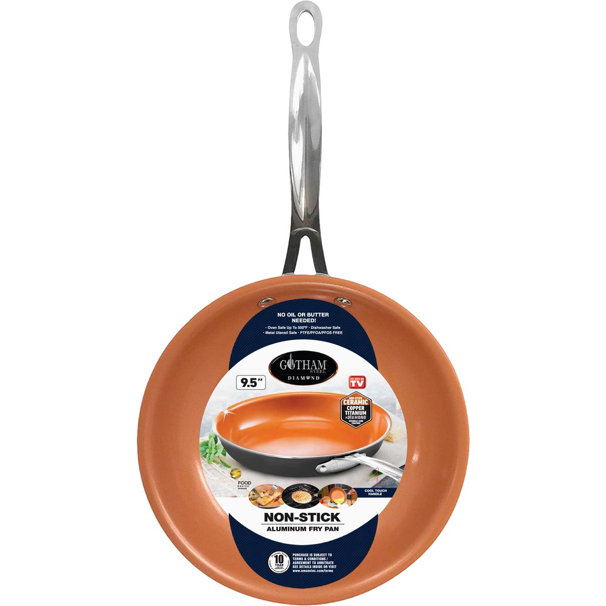 9.5" STEEL FRY PAN