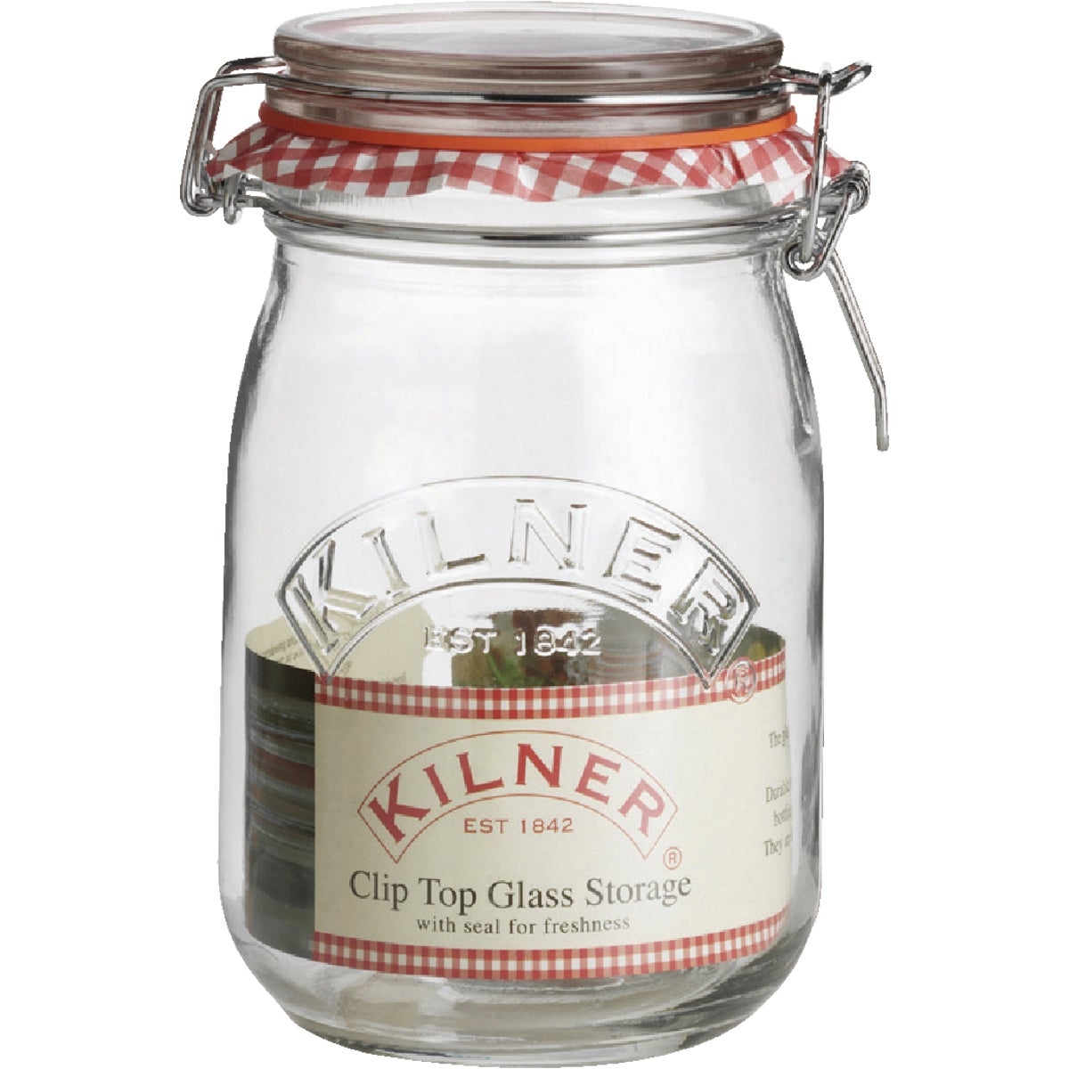 34OZ. RND CLIP TOP JAR