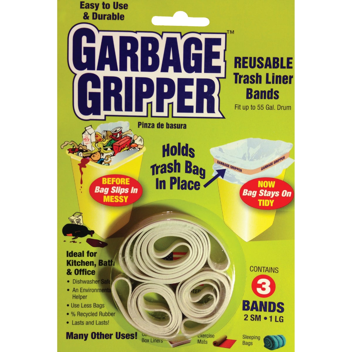 3PK GARBAGE GRIPPER BAND