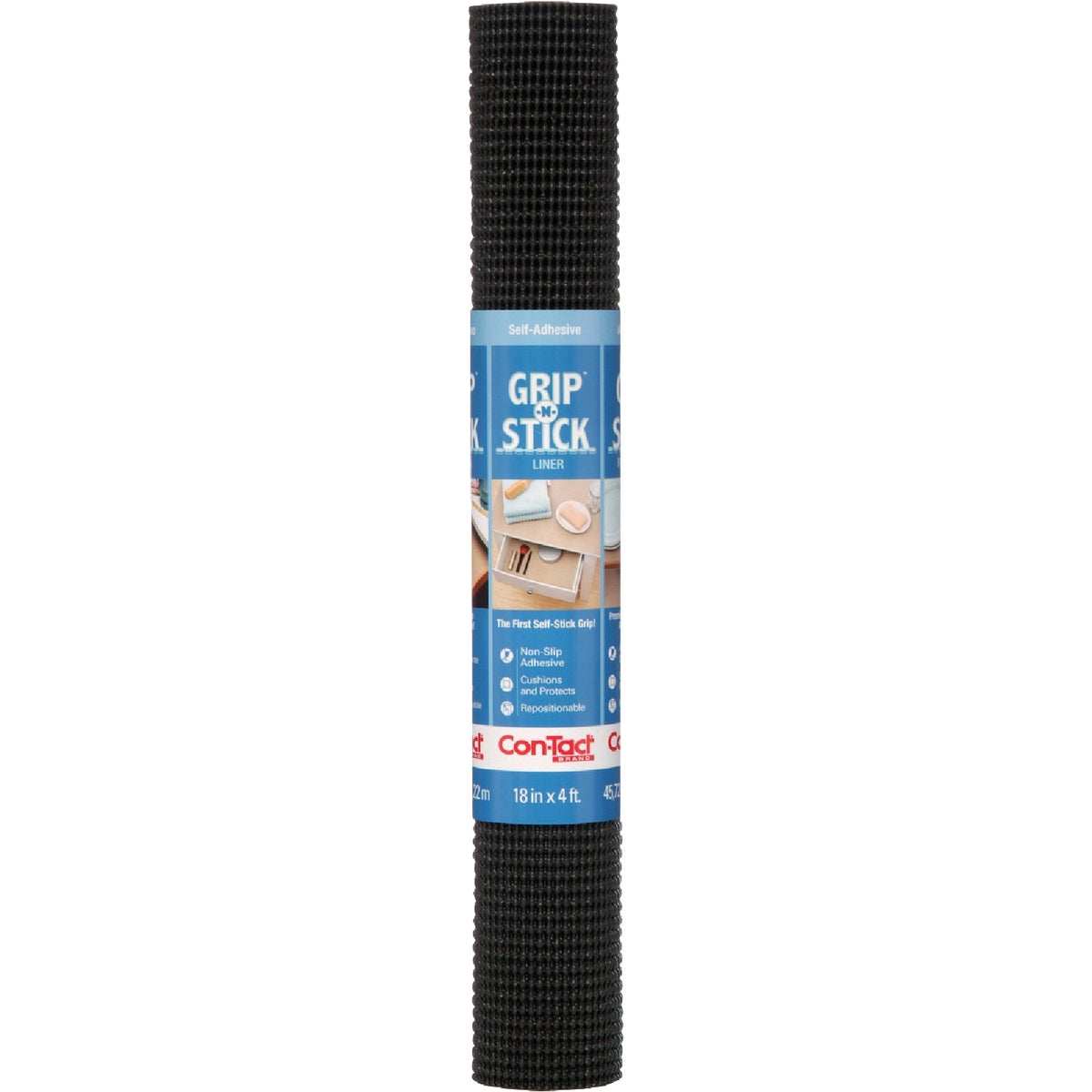 18"X4 BK GRIPSTCK LINER