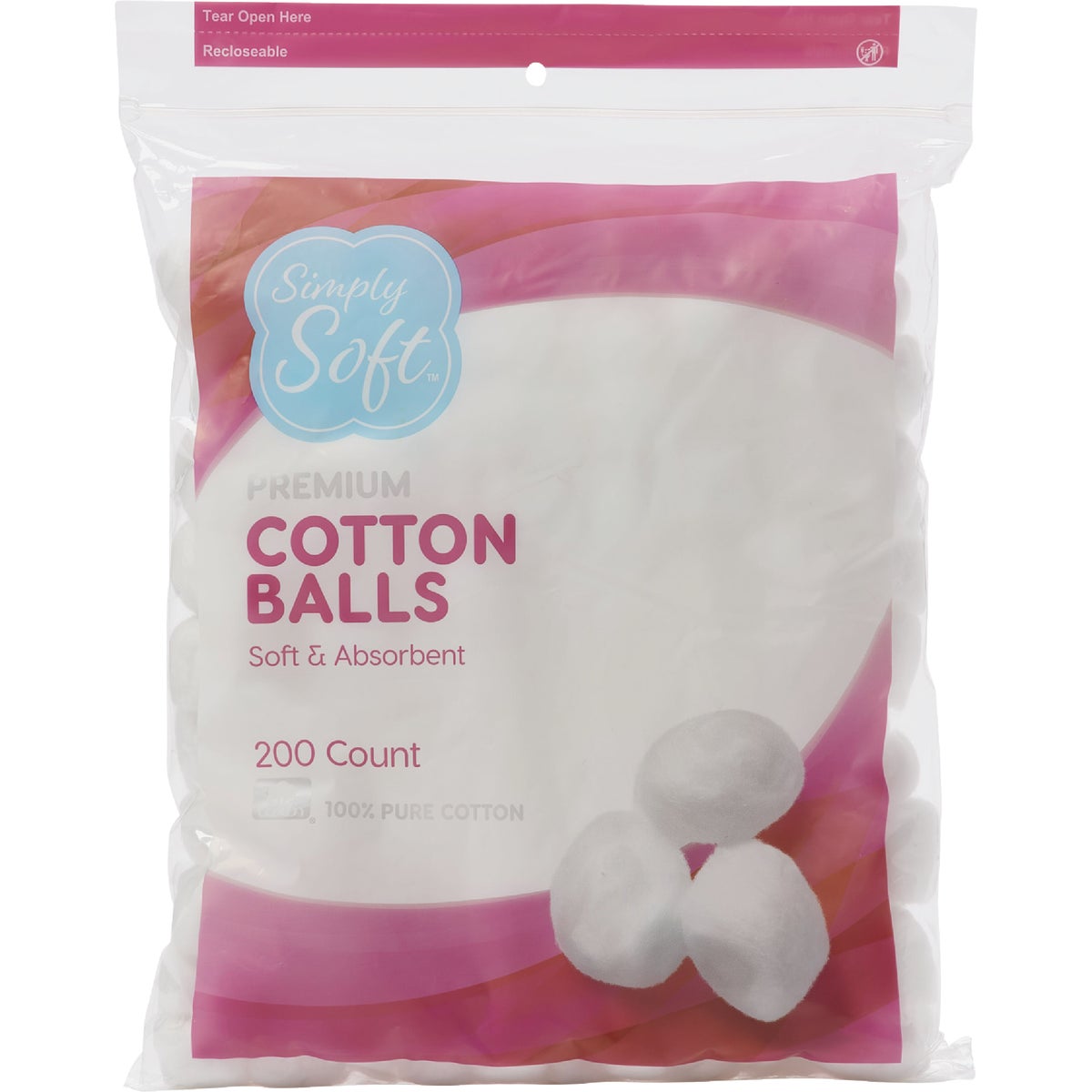 200CT JUMBO COTTON BALLS