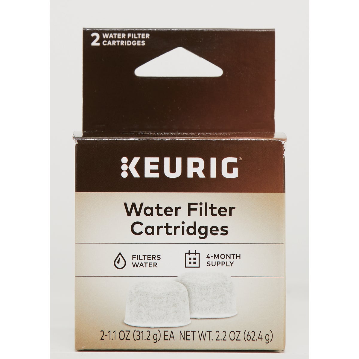 Keurig Hot 2-Pack Water Filter Cartridge 602349