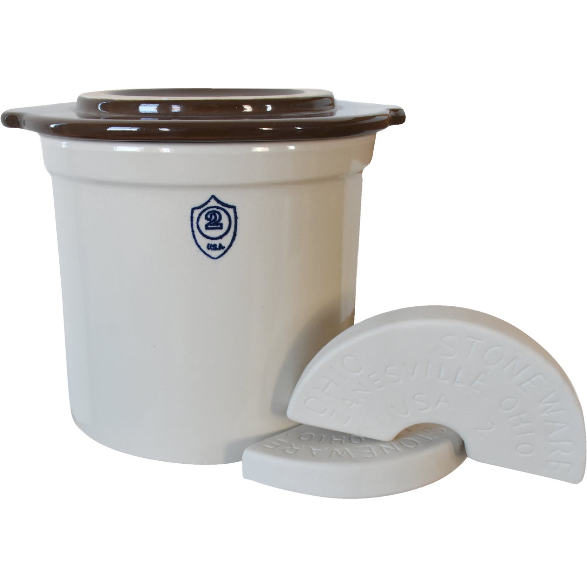 2GAL STONEWARE CROCK KIT