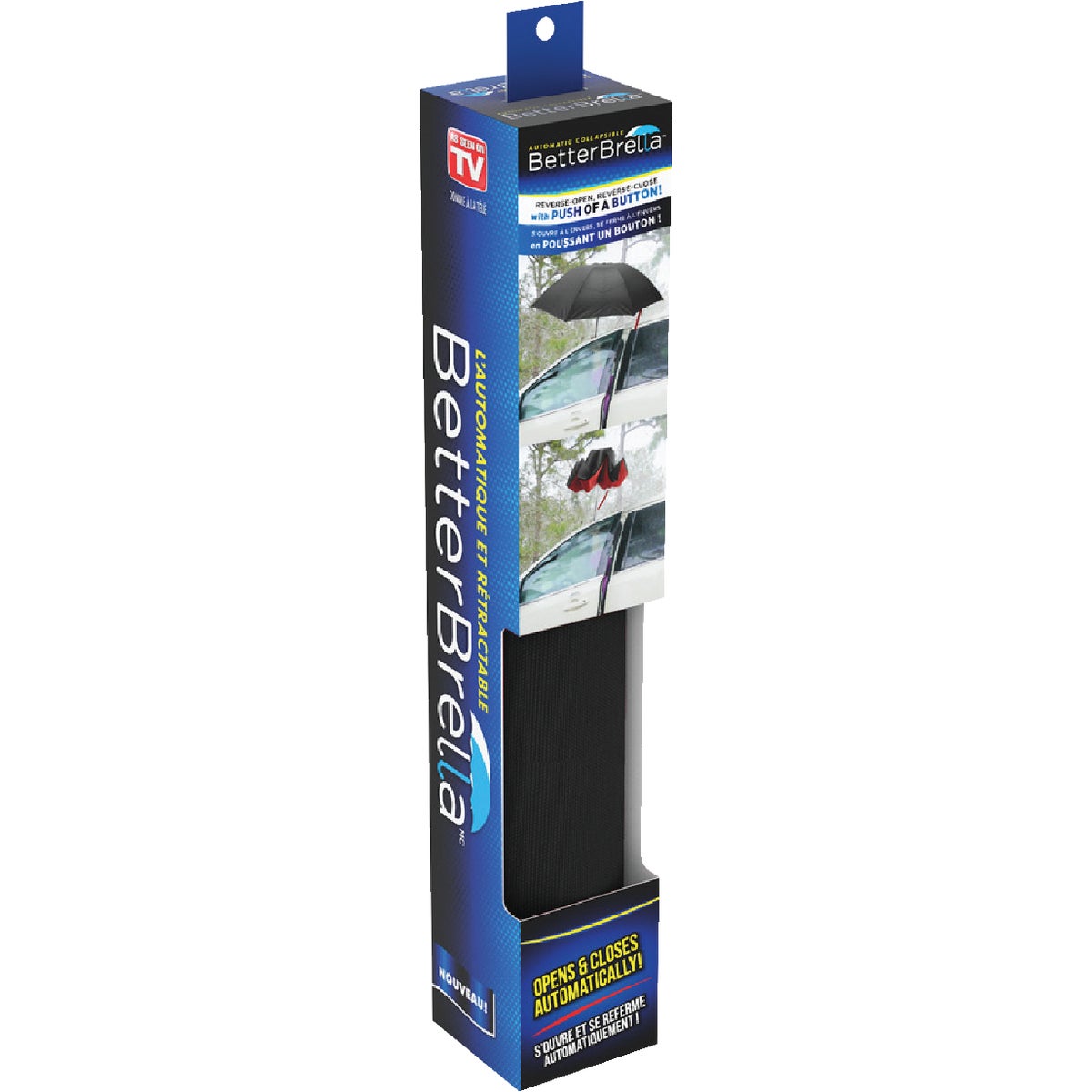 Better Brella Reverse-Open Automatic Collapsible Umbrella 602631