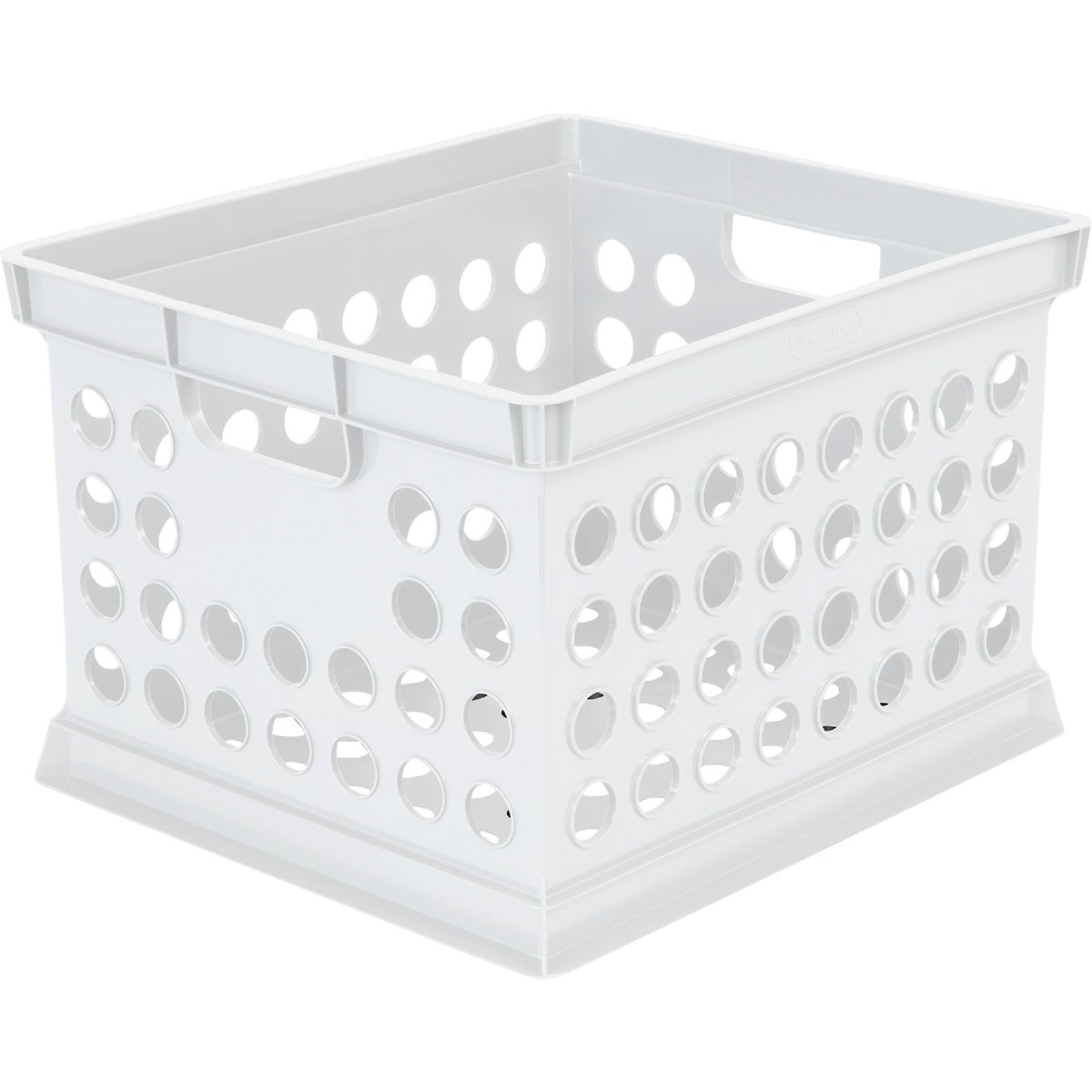WHITE STORAGE CRATE
