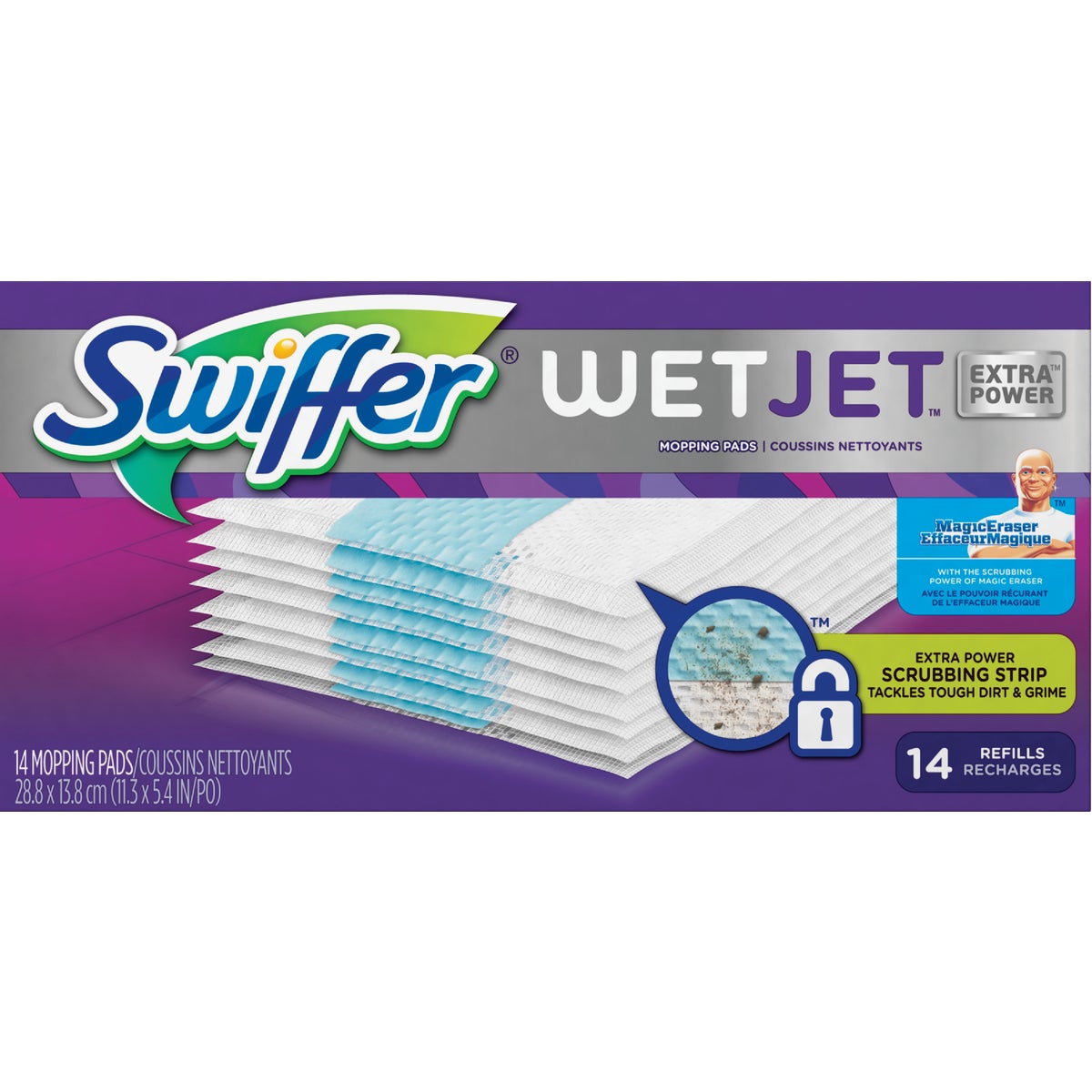 Swiffer WetJet Extra Power Swiffer Cloth Mop Refill 602957