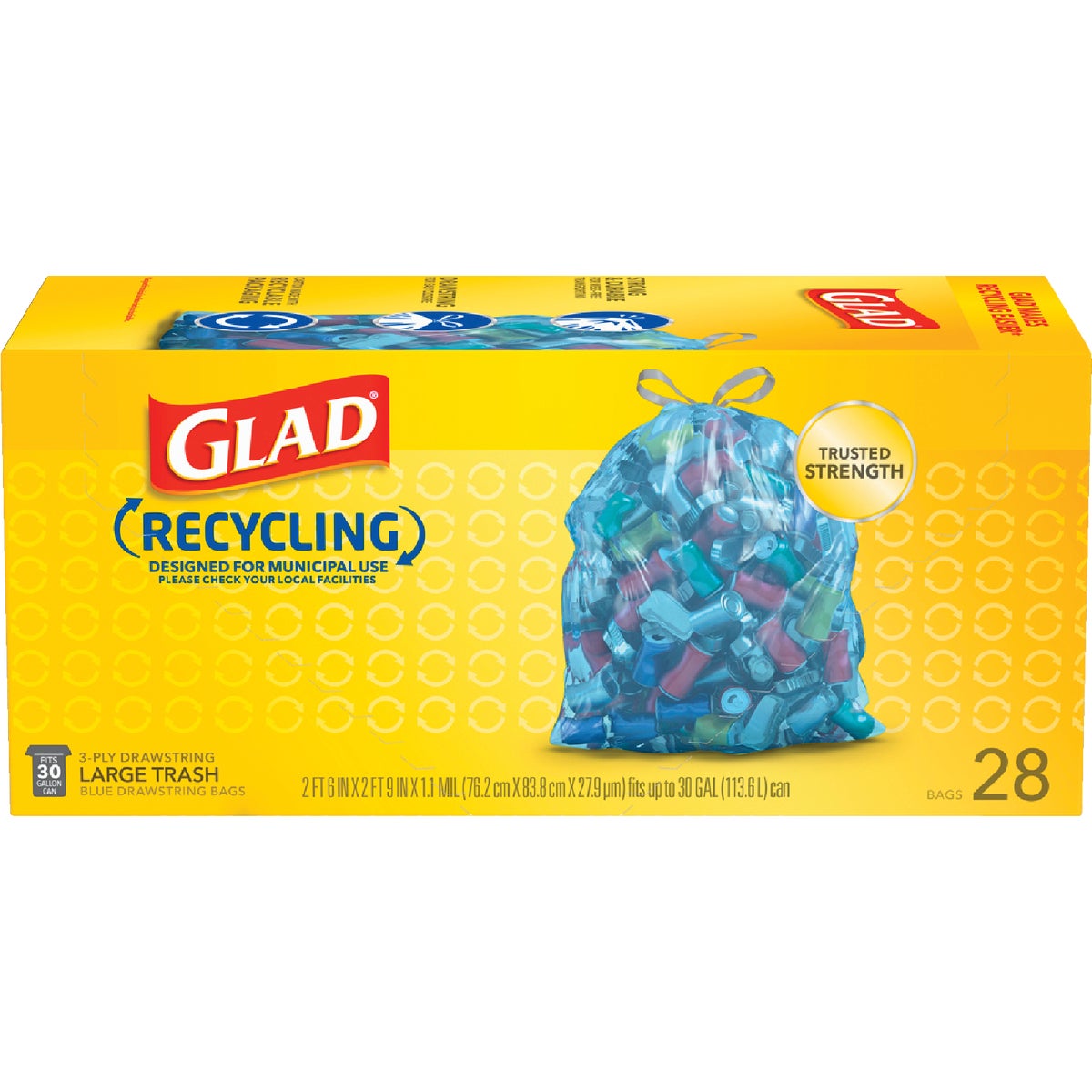 30G 28CT GLAD RECYCLING