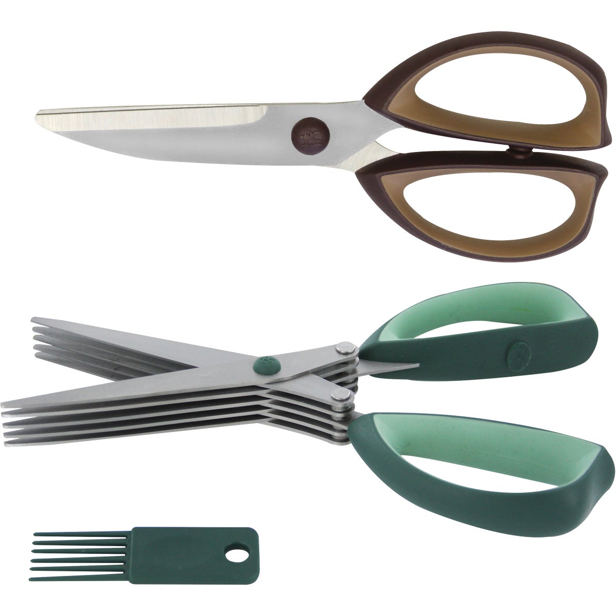 2PC KITCHEN/HERB SHEARS