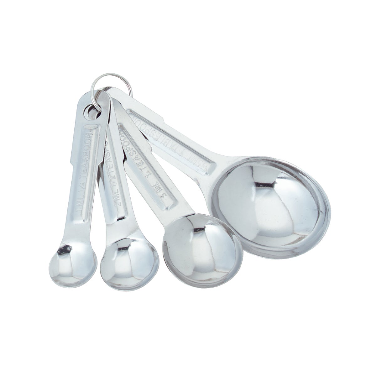 4PC SS MEASURING SPOONS