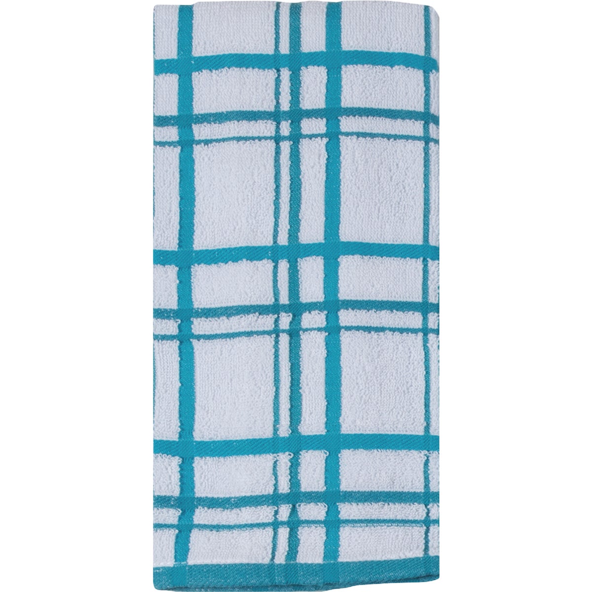 2PK BLU TERRY TOWEL