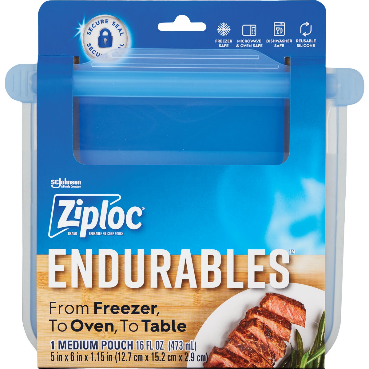 2CUP MED ZIP POUCH