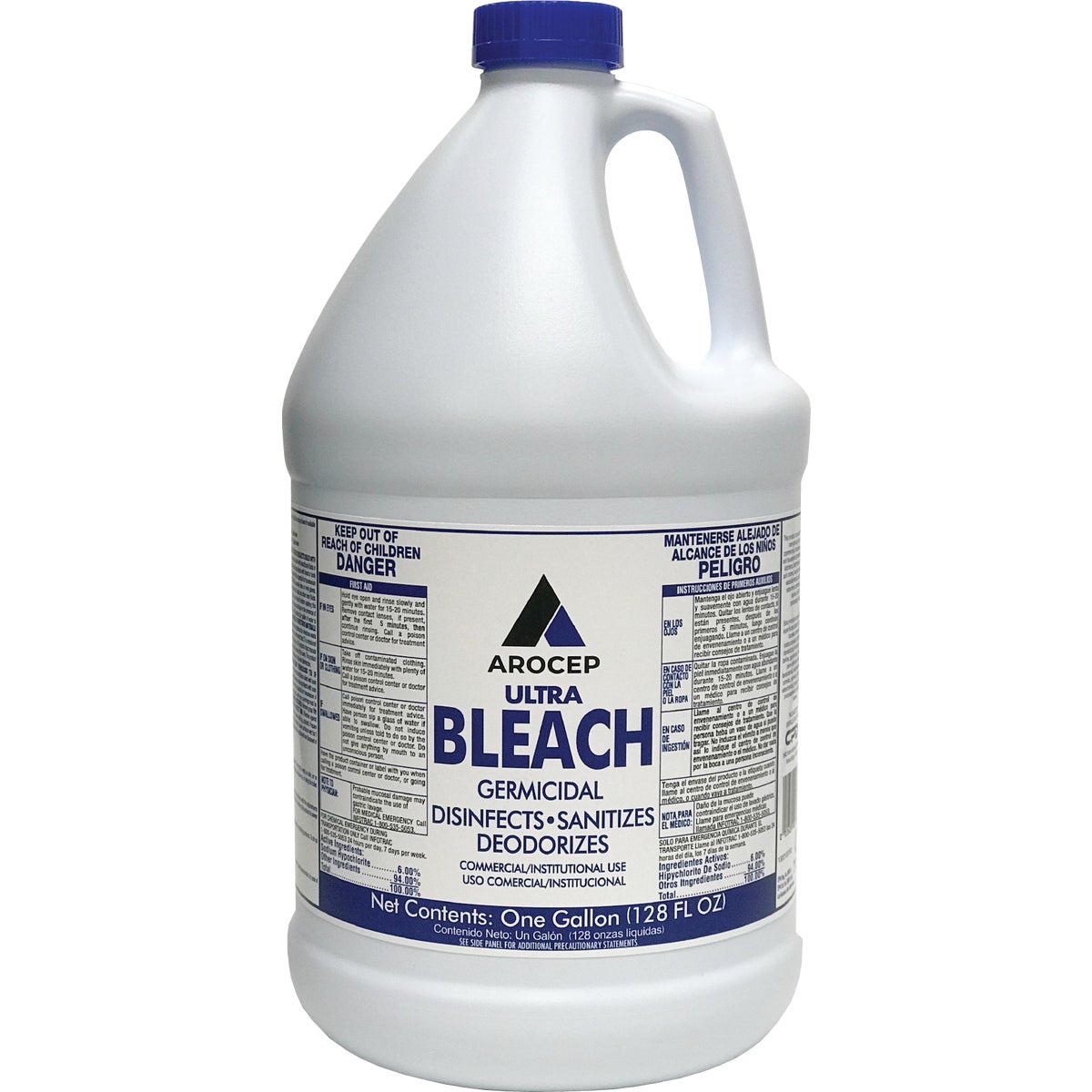 Arocep 128 Oz. Ready To Use Ultra 6% Germicidal Bleach 607800