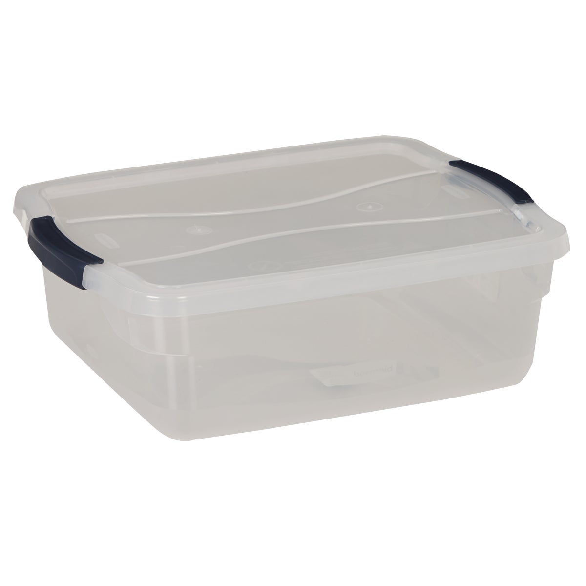 Rubbermaid Clever Store Latching Lid Storage Tote 611808