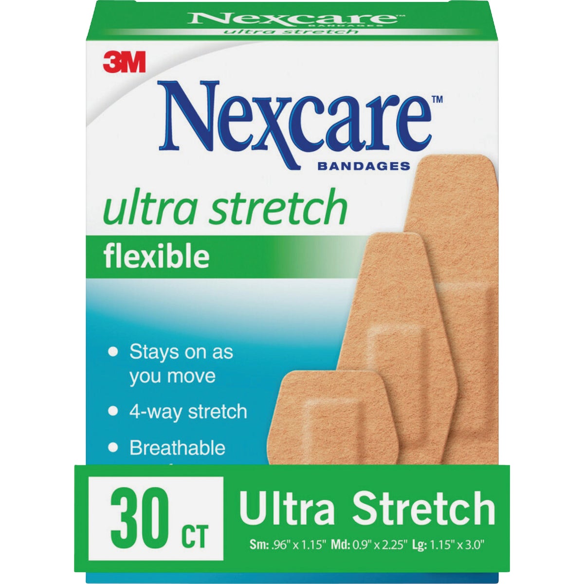30CT SOFTN FLEX BANDAGES