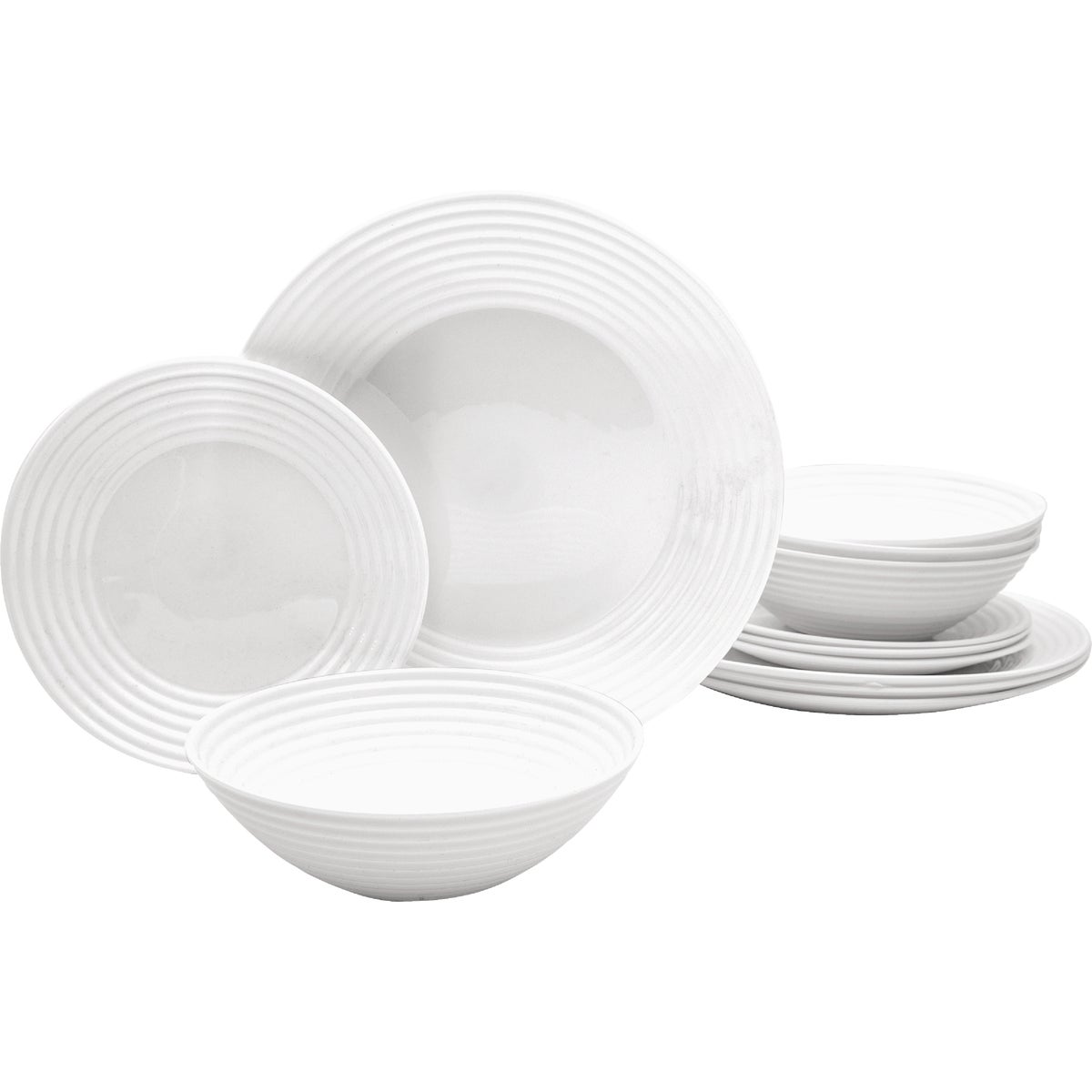 12PC PATIO DINNERWARE