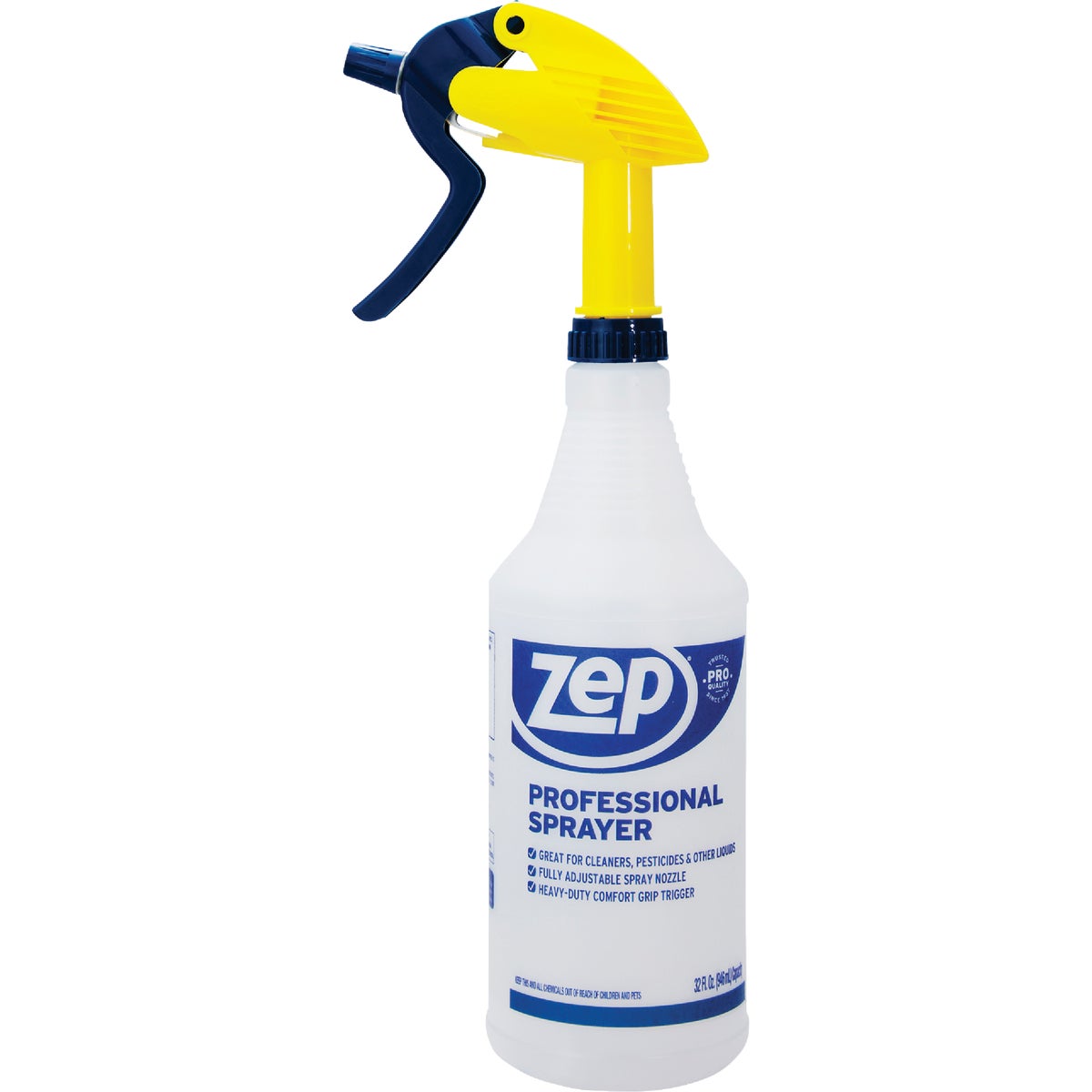 Zep Professional Trigger Sprayer 32oz For Use With Commercial Cleaners