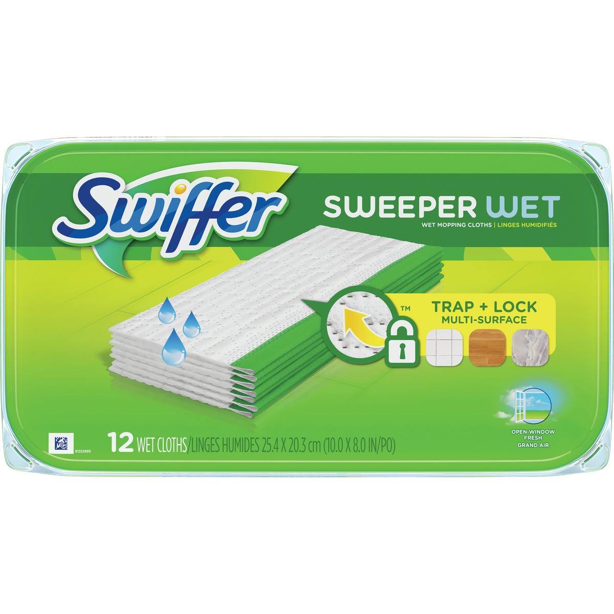 Swiffer Sweeper Wet Cloth Mop Refill 619478