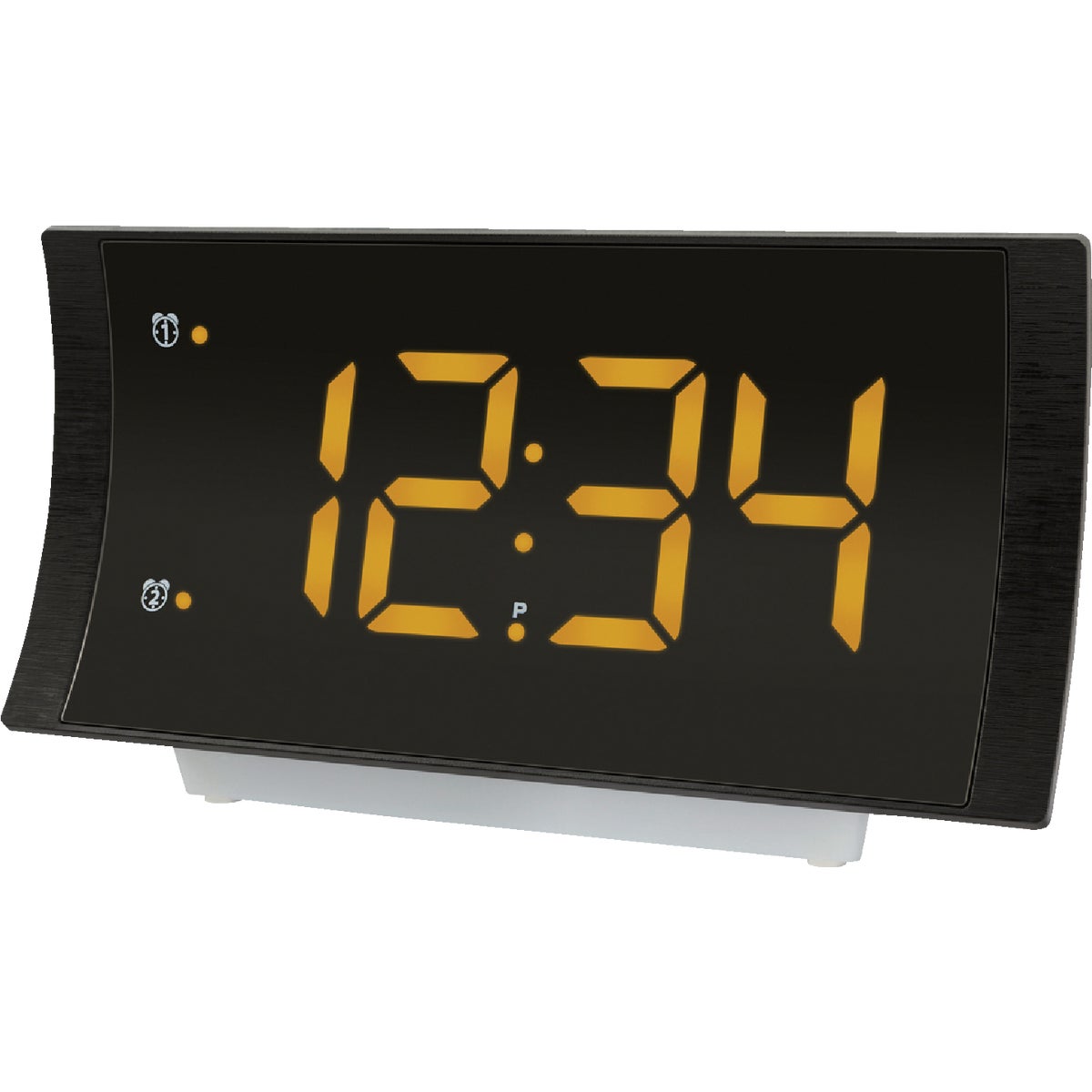 CURVED ALARM CLOCK RADIO