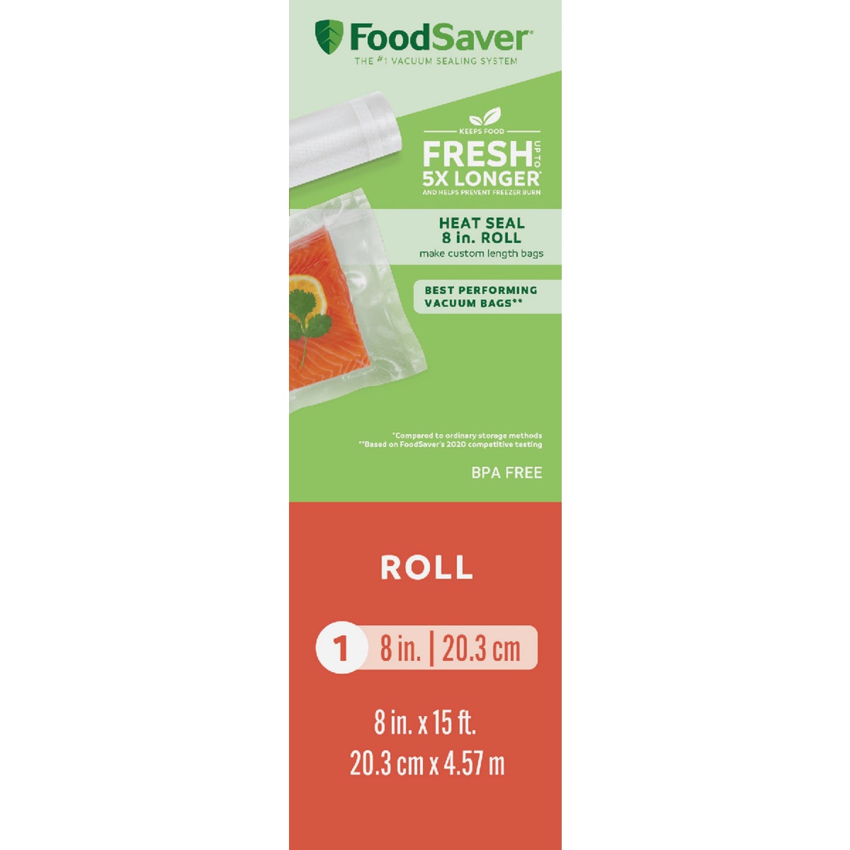 8"X15 ROLL 1PK FREEZER