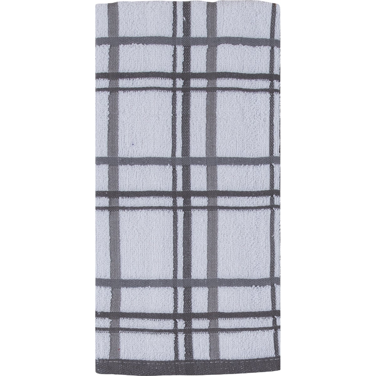 2PK CHRCOAL TERRY TOWEL