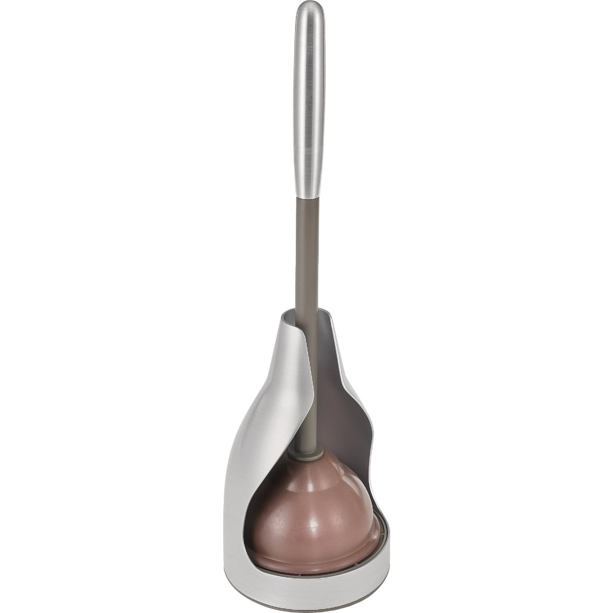 SS TOILET PLUNGER CADDY