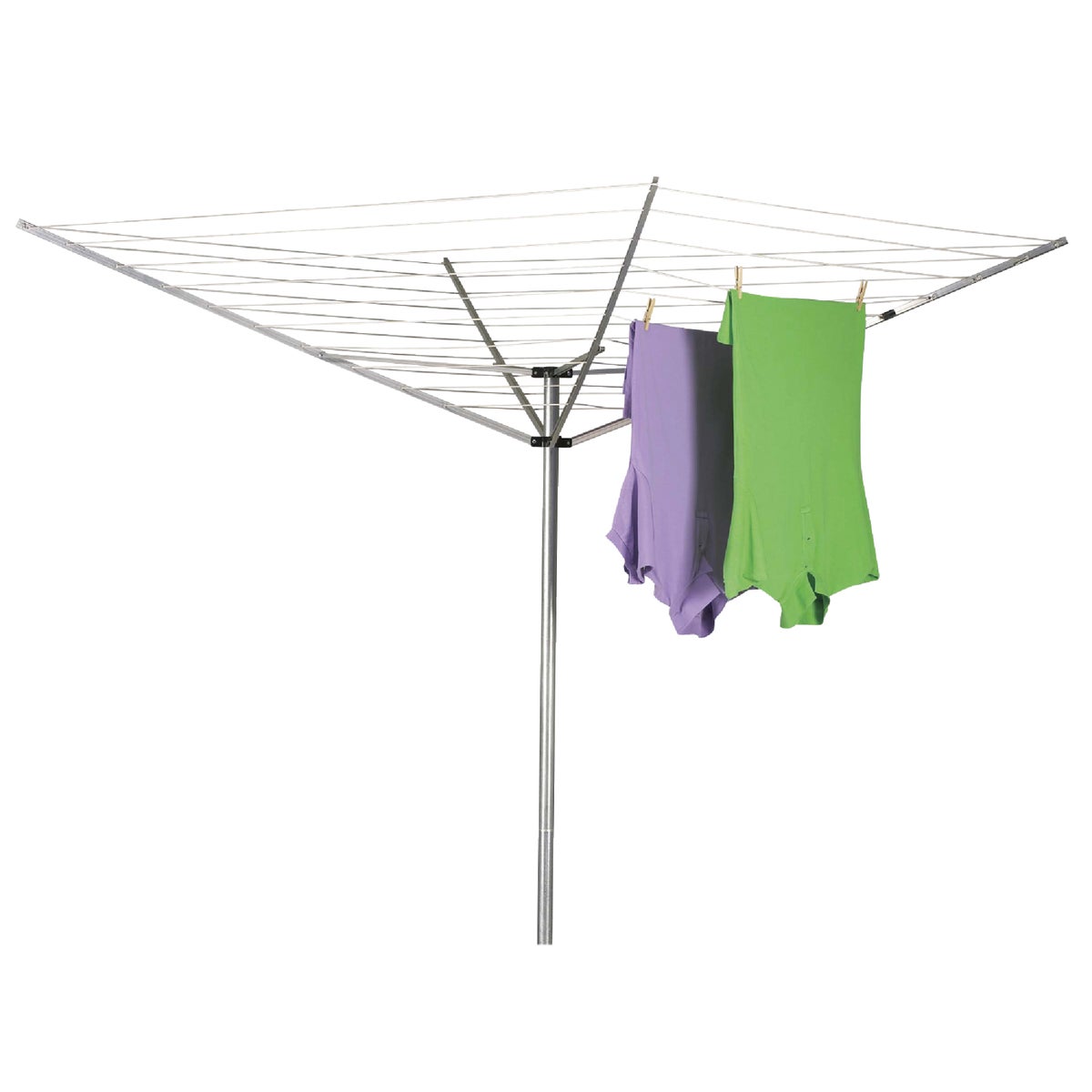Household Essentials Sunline 73 In. x 72 In. 165 Ft. Drying Area Umbrella Style Clothes Dryer 621935