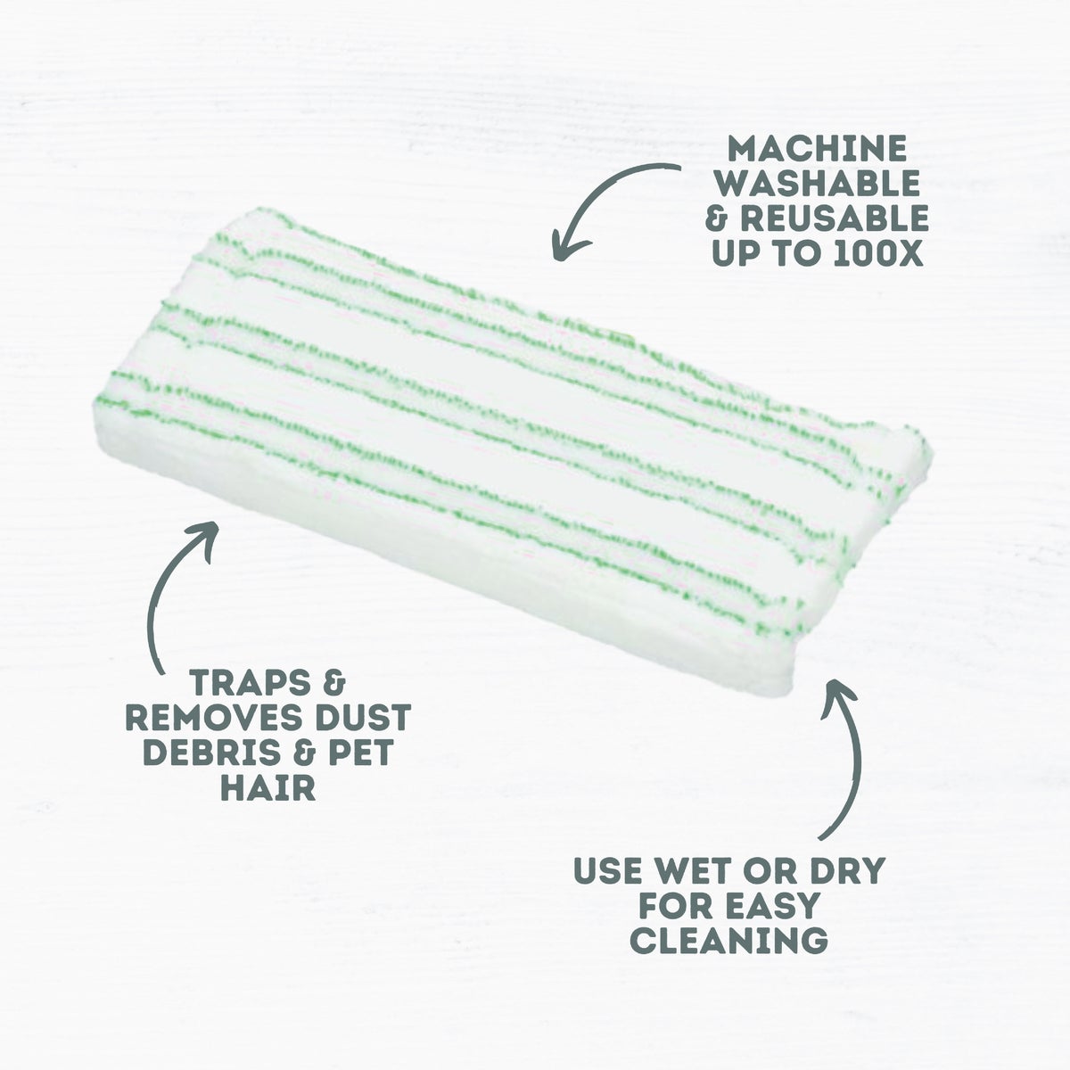HRD SURF MOP REFILL PAD