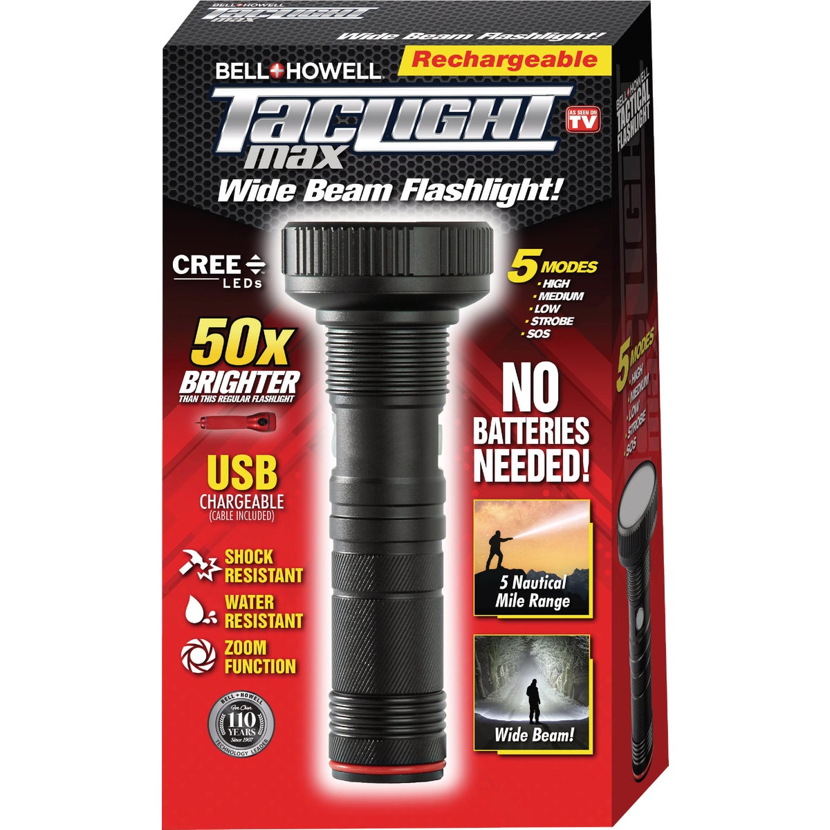 WIDE BEAM FLASHLIGHT