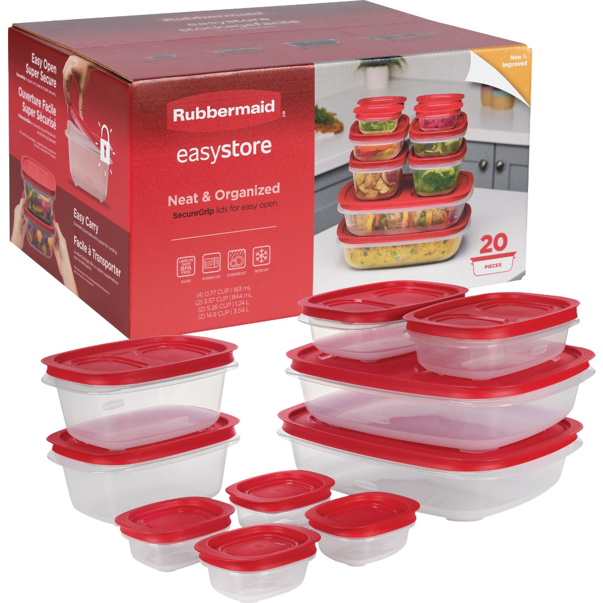 24PC FOOD STORAGE SET