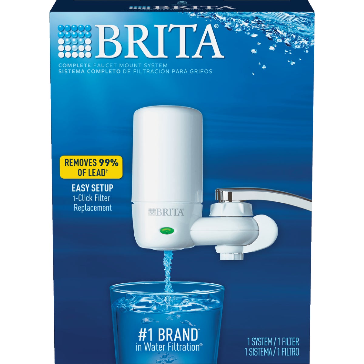 Brita On Tap System Faucet Mount Water Filter 625835