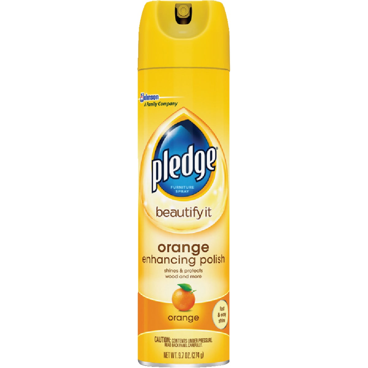 Pledge 9.7 Oz. Orange Furniture Polish 625862
