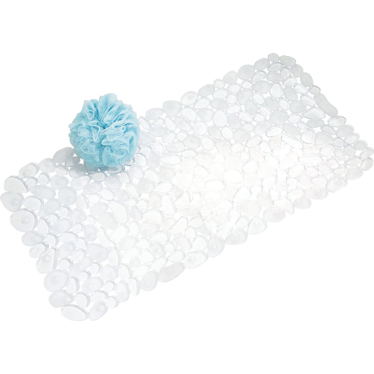 CLEAR PEBBLZ BATH MAT