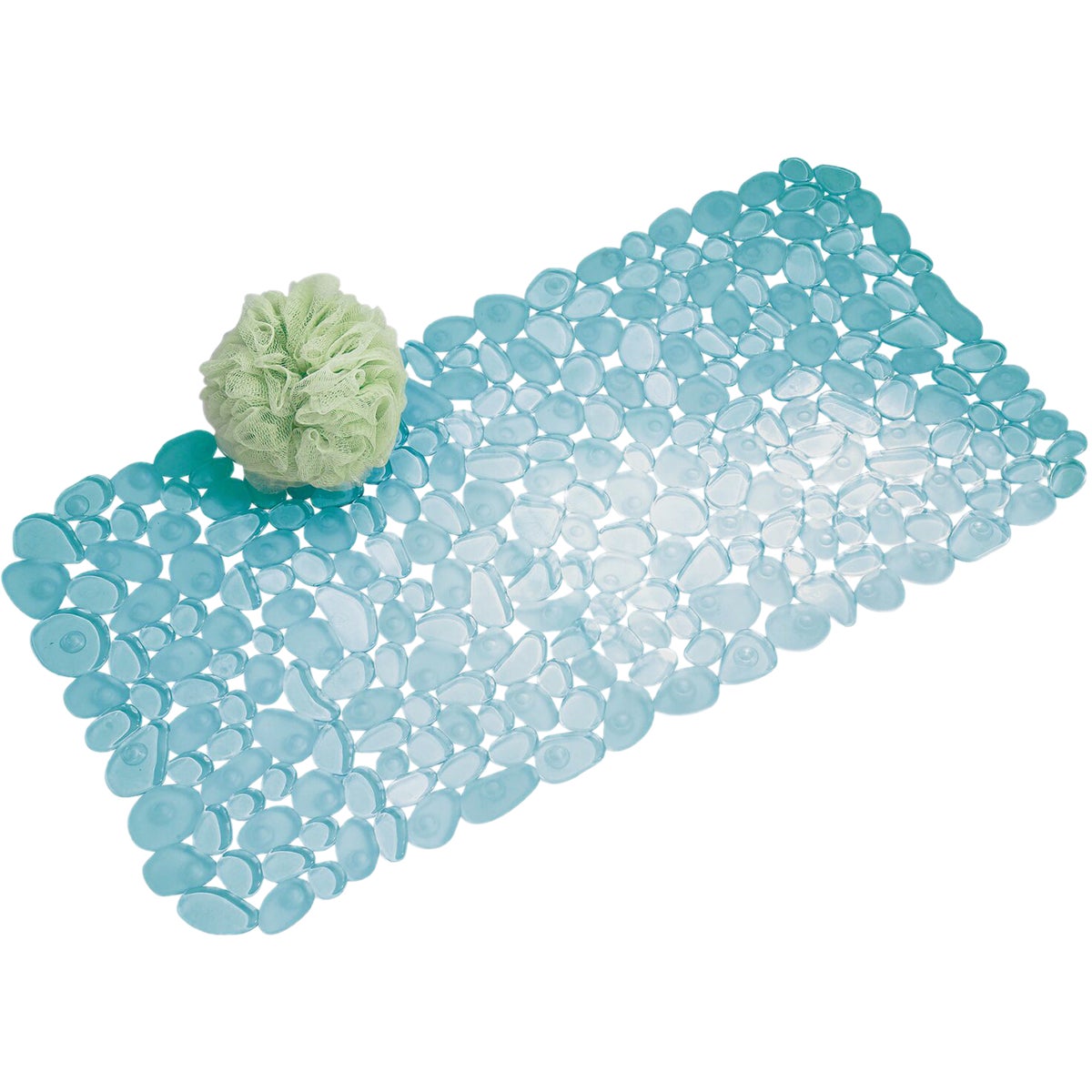 BLUE PEBBLZ BATH MAT